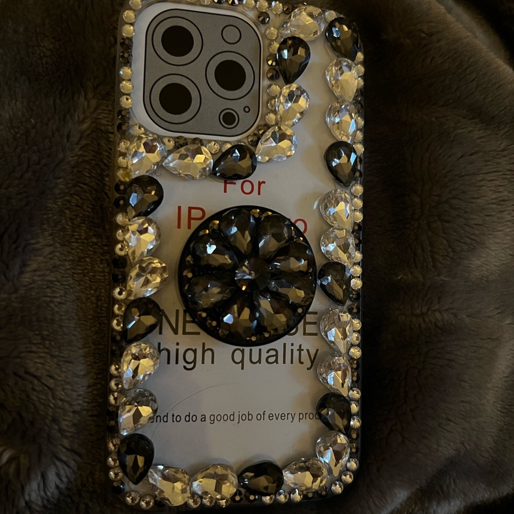 iPhone 13 Pro Blingy Case Clear Cover with Pop